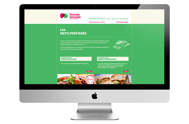3399 : Pomme grenade - Identité visuelle et web