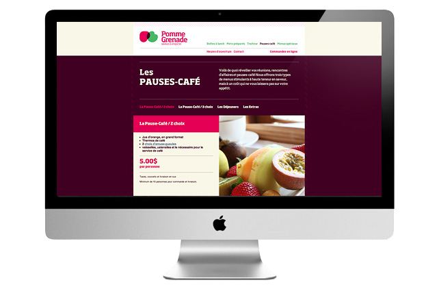 3399 : Pomme grenade - Identité visuelle et web