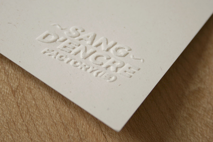 3399 : Sang d'encre factory(ie) - Identité visuelle et imprimé