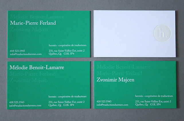 3399 : Traductions hermès - Identité visuelle, imprimé et web.