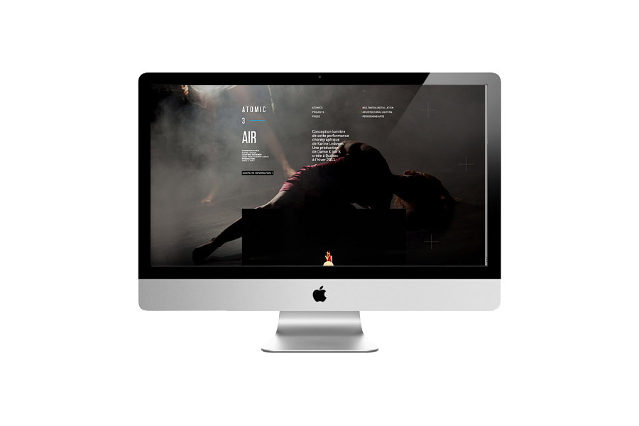 3399 : ATOMIC3 - Identité, papeterie et site web.